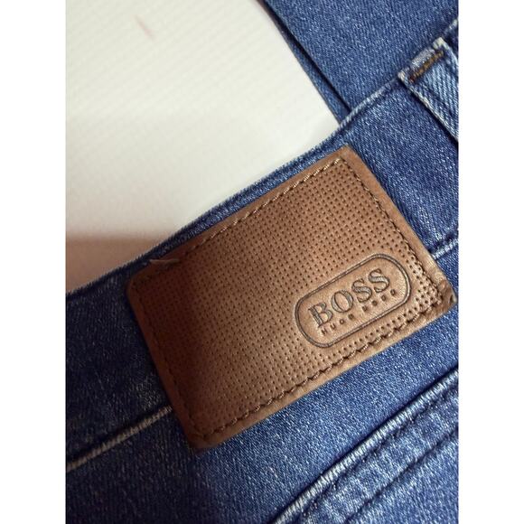 Hugo Boss BOSS Green Regular Fit Stretch Jeans Men’s 38x30 Blue Denim - Picture 2 of 8